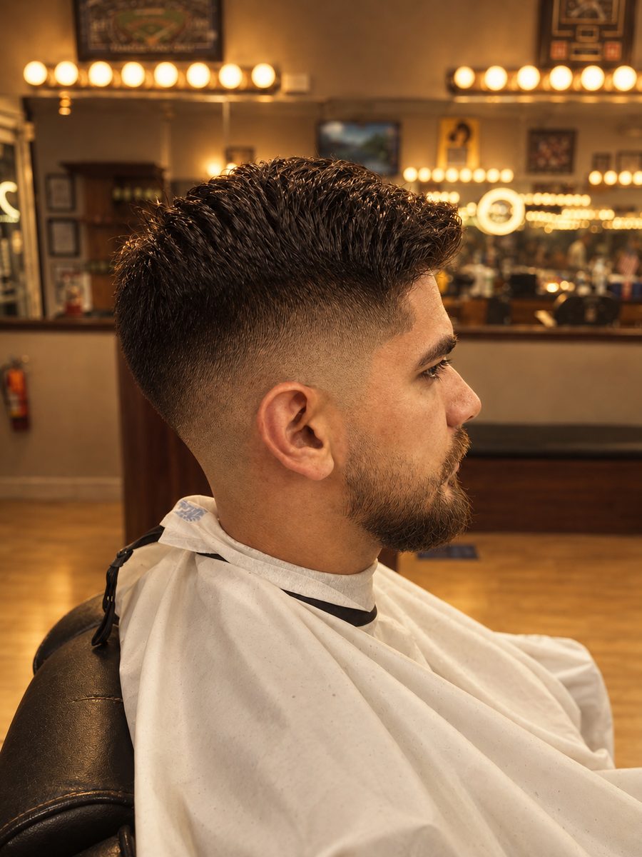 Fresh haircut at Shave Barbershop Miami Beach
